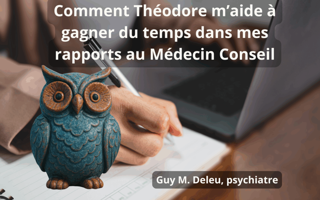 Comment Théodore m’aide à gagner du temps dans mes rapports au Médecin Conseil